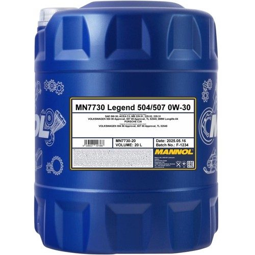 20l mannol motoröl - 20l, 0w-30